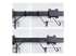 3M1A3SG-MONITOR-ARM - StarTech.com Crossbar Triple Monitor Desk Mount, VESA 75x75/100x100 - Närbild