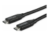 USB2C5C1M - StarTech USB-C till USB-C-kabel med 5A PD - Närbild