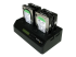SATDOCK4U3RE - StarTech.com 4 Bay USB 3.0/ eSATA Hard Drive Duplicator Dock for 2.5" & 3.5" SATA/ IDE SSD HDD - Höger vinkel