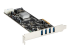 PEXUSB3S44V - StarTech.com PCI Express (PCIe) SuperSpeed USB 3.0-kortadapter med 4 portar och 4 dedicerade kanaler på 5 Gbps – UASP – SATA/LP4-ström - Tillbaka