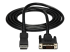 DP2DVIMM6 - StarTech.com 1,8 m DisplayPort till DVI-kabel - Framsidan
