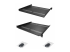 CABSHELF116V2PK - StarTech.com 2-Pack 1U Server Rack Shelf, Vented, 44lb Capacity, 16" Deep (CABSHELF116V2PK) - Flera vinklar