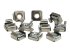 CABCAGENUTS6 - StarTech.com 50 Pkg M6 Cage Nuts for Server Rack Cabinet - Flera vinklar