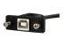 USBPNLBFBM1 - StarTech.com 1 ft Panel Mount USB Cable B to B - Närbild