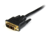 HDMIDVIMM6 - StarTech.com 6ft (1.8m) HDMI to DVI Cable, DVI-D to HDMI Display Cable (1920x1200p), Black, 19 Pin HDMI Male to DVI-D Male Cable Adapter, Digital Monitor Cable, M/M, Single Link - Närbild